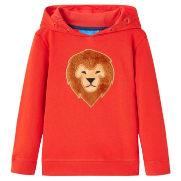 Sweatshirt para Criança com Capuz Vermelho 140