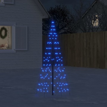 Iluminação árvore Natal em Mastro 200 Luzes LED 180 cm Azul
