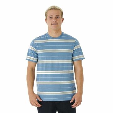 T-shirt Rip Curl Surf Revival Stripe água-marinha Homem XL