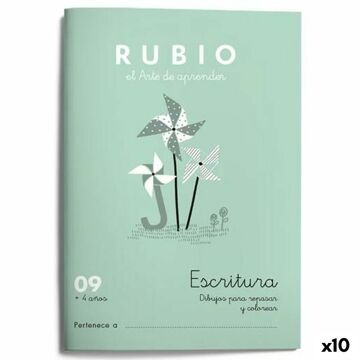 Writing And Calligraphy Notebook Rubio Nº9 A5 Espanhol (10 Unidades)