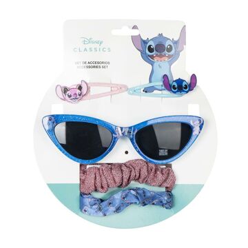 Sunglasses With Accessories Stitch Infantil