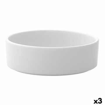 Saladeira Ariane Prime Cerâmica Branco (ø 21 cm) (3 Unidades)