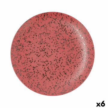 Plat Bord Ariane Oxide Cerâmica Vermelho (ø 31 cm) (6 Unidades)