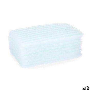 Esponjas Sabonete Azul Branco (12 Unidades)