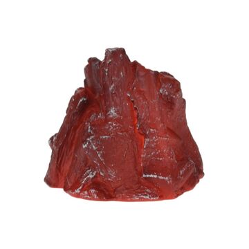Figura Decorativa Leve LED Pedra Vulcânica 12 X 11 cm