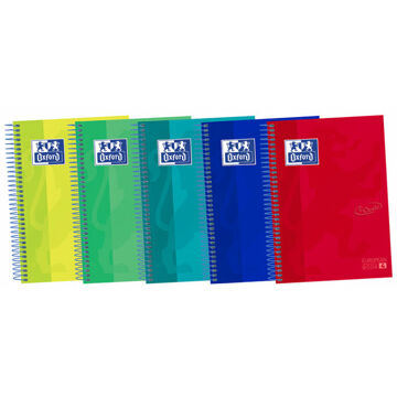 Caderno Oxford Multicolor A5 + 120 Folhas (5 Unidades)