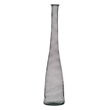 Vaso Cinzento Vidro Reciclado 18 X 18 X 100 cm