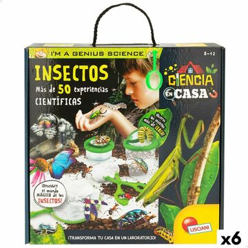 Jogo de Ciência Lisciani Insectos Es (6 Unidades)