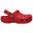 Chinelos para Crianças Crocs Classic Clog T Vermelho 20-21