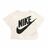 Camisola de Manga Curta Infantil Nike Icon Futura Branco 3-4 Anos