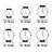 Relógio Feminino Juicy Couture JC1342RGWT (ø 38 mm)
