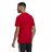 Camisola de Manga Curta Homem Adidas Essential Logo Vermelho XS