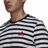 T-shirt Essentials Stripey Adidas Embroidered Logo Preto M
