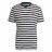 T-shirt Essentials Stripey Adidas Embroidered Logo Preto XL