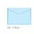 Envelopes C6 - 7 114x162mm 70Gr Azul