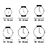 Relógio Feminino Esprit es1l035m0045 (ø 40 mm)
