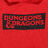 Polar com Capuz Unissexo Dungeons & Dragons Logo Vermelho XL