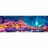 Puzzle Clementoni Panorama: Colourful Night Over Lofoten Island 1000 Peças