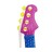 Guitarra Infantil Reig Party Roxo Azul 4 Cordas Elétrica