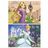 Set de 2 Puzzles Disney Princess Cinderella And Rapunzel 48 Peças