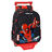 Mochila Escolar com Rodas Spiderman Hero Preto (27 X 33 X 10 cm)
