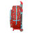 Mochila Escolar com Rodas The Paw Patrol Funday Vermelho Azul Claro (26 X 34 X 11 cm)