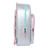 Mochila Escolar Benetton Silver Acolchoado Prateado 30 X 46 X 14 cm