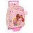 Mochila Escolar com Rodas Princesses Disney Summer Adventures Cor de Rosa 26 X 34 X 11 cm