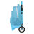 Mochila Escolar com Rodas Benetton Spring Azul Celeste 33 X 45 X 22 cm