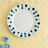 Prato de Sobremesa Quid Simetric Azul Cerâmica 19 cm (12 Unidades)