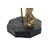 Figura Decorativa Dkd Home Decor Elefante Preto Dourado Metal Resina (60 X 36 X 73 cm)