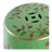 Mesa de Apoio Dkd Home Decor Verde Porcelana Pássaros (35 X 35 X 45 cm)