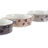 Tigela Dkd Home Decor Metal Porcelana Bone China Moderno (16,8 X 12,5 X 4,3 cm) (4 Unidades)