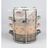 Tigela Dkd Home Decor Metal Porcelana Bone China Moderno (16,8 X 12,5 X 4,3 cm) (4 Unidades)