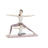 Figura Decorativa Dkd Home Decor Cor de Rosa Resina Yoga (24 X 6,5 X 19,5 cm)