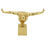Figura Decorativa Dkd Home Decor Prateado Dourado Resina (38 X 13.5 X 26 cm) (2 Pcs)