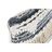 Almofada Dkd Home Decor Riscas Preto Poliéster Algodão Branco índio (60 X 15 X 40 cm)