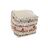 Almofada Dkd Home Decor de Solo Laranja Poliéster Algodão Branco (50 X 50 X 50 cm)