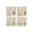 Conjunto de Sushi Dkd Home Decor Branco Bambu Grés (14,5 X 14,5 X 31 cm)