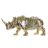 Figura Decorativa Dkd Home Decor Dourado Resina Multicolor Rinoceronte (55 X 17,5 X 25 cm)