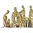 Figura Decorativa Dkd Home Decor Dourado Resina Cinzento Escuro Pessoas Moderno (45,3 X 6,8 X 13,7 cm)