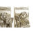 Boekensteun Dkd Home Decor Champanhe Resina Colonial Macaco (13 X 12 X 17,5 cm)