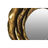 Espelho de Parede Dkd Home Decor Espelho Dourado Resina (41 X 5 X 41 cm)