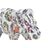Figura Decorativa Dkd Home Decor Elefante Branco Resina Multicolor (23 X 9 X 17 cm)