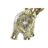 Figura Decorativa Dkd Home Decor Elefante Dourado Resina (24 X 10 X 24 cm)