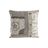 Almofada Dkd Home Decor Cinzento Poliéster Pele Estrela Branco Vintage 97% Poliéster (45 X 15 X 45 cm)