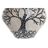 Vaso Dkd Home Decor árvore Cristal Preto Bege Terracota (30 X 15 X 33,5 cm)