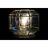 Lâmpada de Mesa Dkd Home Decor Cristal Azul Dourado 220 V Latão 50 W Moderno (29 X 29 X 25 cm)