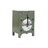 Mesa de Cabeceira Dkd Home Decor Abeto Metal Madeira Mdf (45 X 34 X 66 cm)