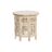 Mesa de Apoio Dkd Home Decor Castanho Branco Madeira de Mangueira (53 X 53 X 53 cm)